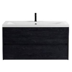 Тумба с раковиной Art&Max Family-M Family-M-1000-2C-SO-HC подвесная, hard coal