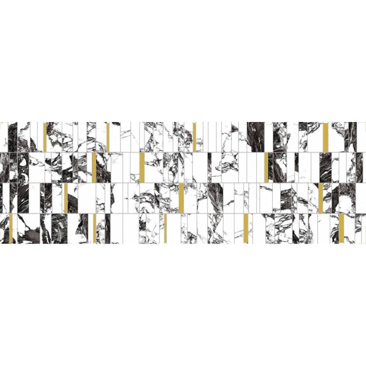 Декор Meissen White Stream A16517 Темно-Серый 25x75