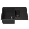 Мойка кухонная Uperwood Quartz UPD-05 3910202119 черная, 78x51