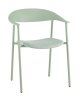 Стул Stool Group Eila PC018-C sage green с подушкой, зеленый