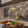 Смеситель для раковины Elghansa Radiant 5647181-MattGold высокий, матовое золото фото 5