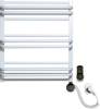 Полотенцесушитель электрический Luxrad Regular G Plus 064087 60х53 R, белый, терморегулятор selmo smart programm с пультом