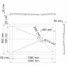 Поддон для душа Wasserkraft Aller 10T06 120x80 фото 2