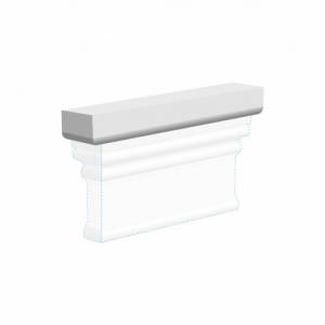 Декоративный элемент нижний Ultrawood D 4200 22x4.3x3