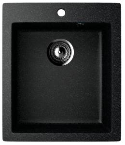 Мойка кухонная Uperwood Simple (Симпл) UPD-303-308 черный, 42x50