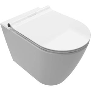 Унитаз приставной Serel Smart SM11SL с крышкой-сиденьем микролифт