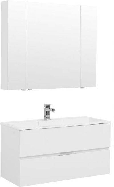 Мебель для ванной Aquanet Алвита 100 237360 белый, 1382x1000x450