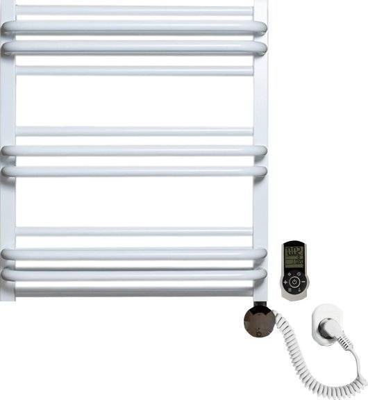 Полотенцесушитель электрический Luxrad Regular G Plus 064087 60х53 R, белый, терморегулятор selmo smart programm с пультом