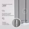 Душевой уголок Am.Pm Like W83UG-302U120CG профиль хром глянцевый, стекло тонированное, 120x80 фото 6