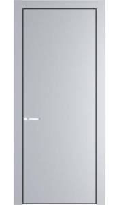 Межкомнатная дверь Profil Doors 1 PA полотно Лайт Грей, профиль черный 700x2000