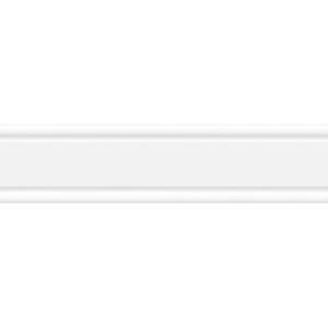 Бордюр Шахтинская плитка 10200000124 Белый 01 6x25