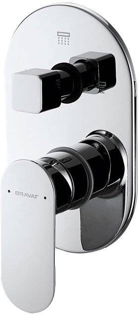 Смеситель для ванны с душем Bravat Gina P69194C-ENG хром