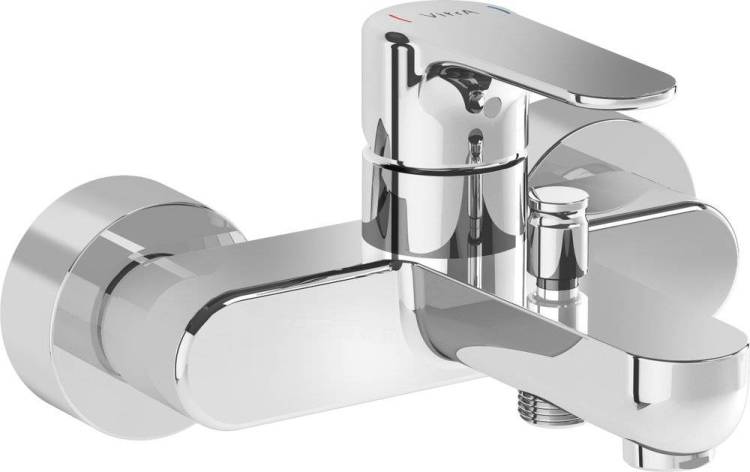 Смеситель для ванны с душем VitrA Root Round A42725EXP хром
