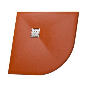 Поддон для душа RGW Stone Tray ST/R-Tr четверть круга, терракот, 90x90