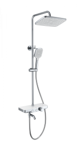 Душевая стойка Wonzon & Woghand WW-B3099-A-CR с термостатом, хром