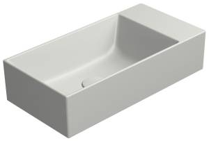 Раковина GSI Kube X 9486017 серый матовый, 50x25