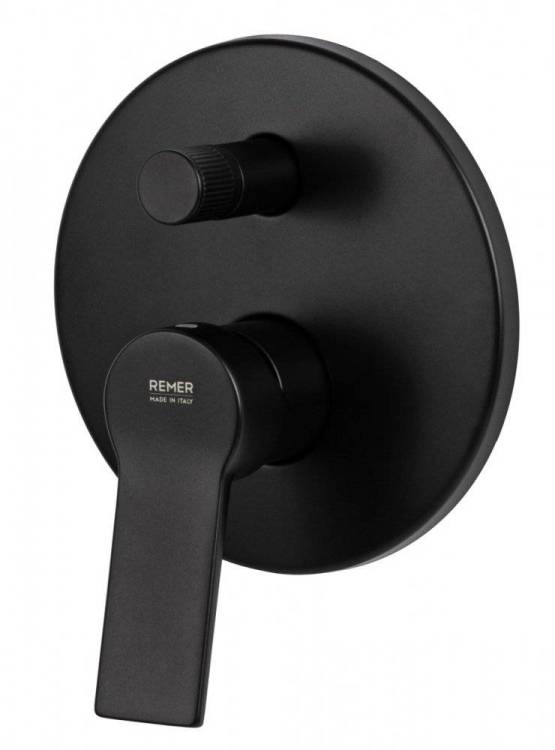 Смеситель для душа Remer Slash & Dot SL09HNO черный матовый