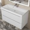Раковина Uperwood Classic 291020338 белая глянцевая, 90x45 фото 3