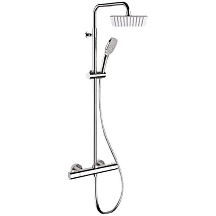 Душевая система Remer Elegance EQ32A8CPUFD25 хром, с термостатом