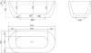 Акриловая ванна BelBagno BB70-1500-800-W/NM 150x80 белый глянец/чёрная матовая фото 6