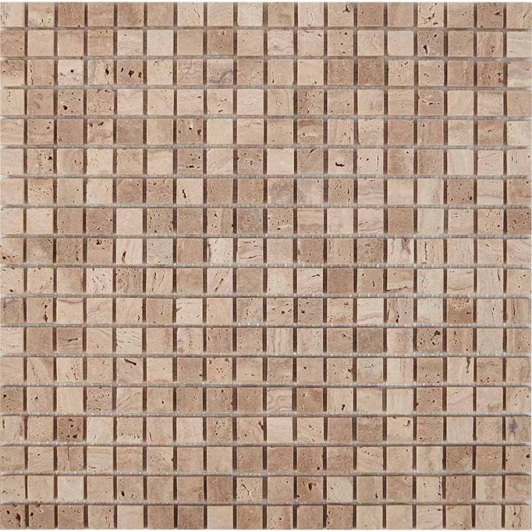 Мозаика Pixel Mosaic Травертин PIX259 (1.5x1.5) 30x30