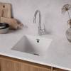 Кухонная мойка Lemark SINARA 400-U 9910064 подстольного монтажа из кварцгранита жасмин фото 3