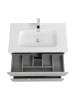 Тумба с раковиной Cezares Duet-N 80 серый жемчужный, раковина CZR-8095-80 фото 6