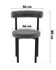 Стул Stool Group Флорео vd-floreo-fl-cloud светло-серый, букле фото 9