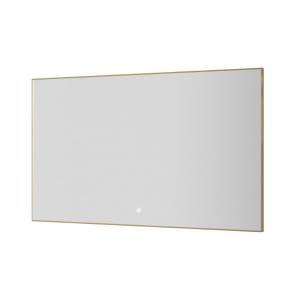 Зеркало Armadi Art 543-120-G с подсветкой, антизапотевание, Gold, 120x70 см