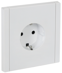 Розетка 1-местная с заземлением IEK Forte&Piano FP-R11-16-1-K01 белый