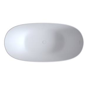 Ванна из искусственного камня Timo Solid SATU1750 белая, 175x81x54