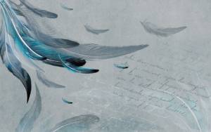 3D Фотообои Artegrafico «Душевное письмо» NV-019 акварель