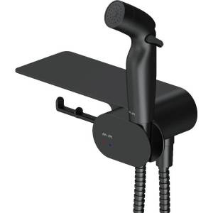 Гигиенический душ Am.Pm Like F0202622 черный, со смесителем, с внутренней частью