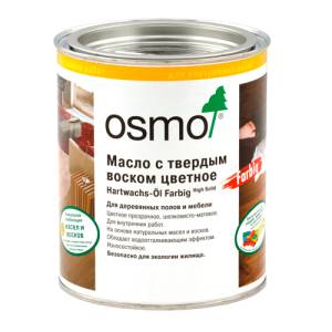 Масло с твердым воском цветное Osmo Hartwachs-Öl Farbig 3067 светло-серое 0.22 л