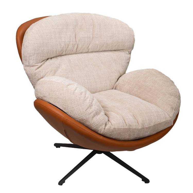 Кресло Bradex Home Bliss FR 1070 Оранжевый/Серый