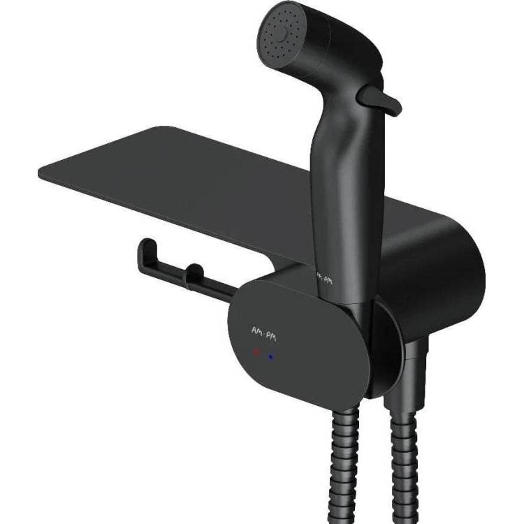 Гигиенический душ Am.Pm Like F0202622 черный, со смесителем, с внутренней частью