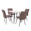 Стул Tetchair Medeo 25047 коричневый, велюр фото 15