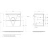 Тумба под раковину Belbagno Vittoria VITTORIA-700-2C-SO-BO-P 70x45x57 Bianco Opaco подвесная с двумя выкатными ящиками фото 9