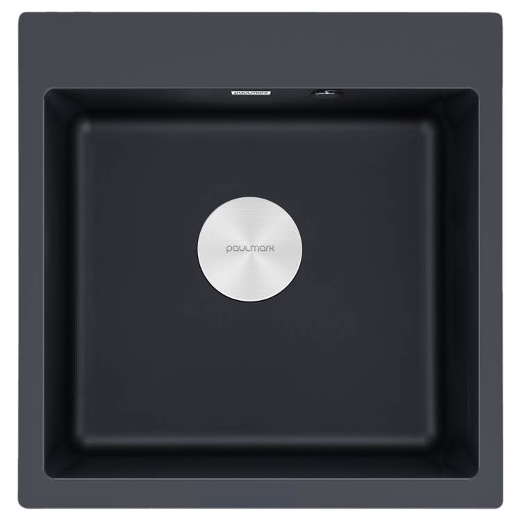 Мойка кухонная Paulmark Kante 50 PM105152-AN Антрацит, 51x52