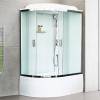 Душевая кабина Royal Bath BK RB8120BK5-WC-CH-R с высоким поддоном, с сиденьем фото 3