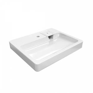 Раковина Watersense Lana Pro W00865 на стиральную машину, белая