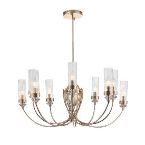 Большая хрустальная люстра на штанге ST Luce Элегра SL1402.203.10