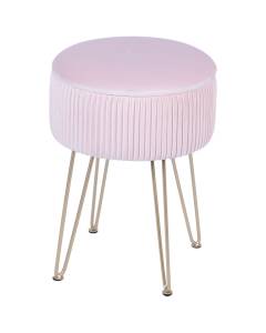 Пуф Stool Group Астор 23A1696VD-8167-33 светло-розовый