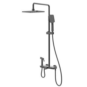 Душевая стойка Black&White UK7016B черная