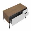 Тумба для комплекта Kerama Marazzi Atollo 110 белая матовая, с 3 ящиками фото 3