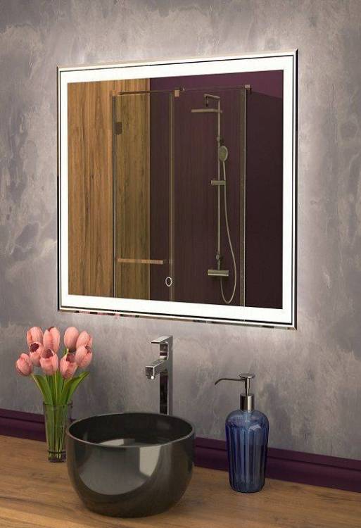 Зеркало с подсветкой Art&Max ZOE AM-Zoe-800-800-DS-F