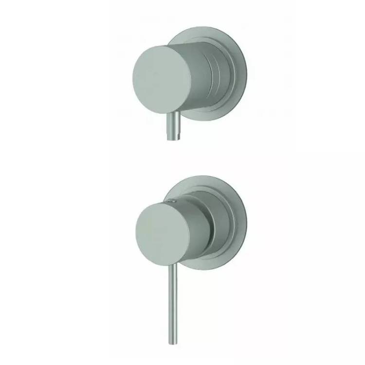 Смеситель для душа Remer X Style Inox SSX92P на 2 потребителя, нержавеющая сталь