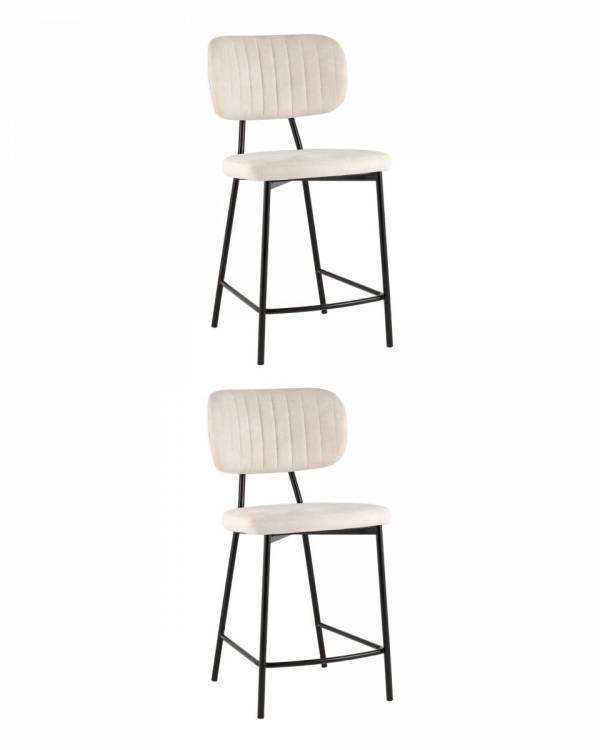 Стул полубарный Stool Group Ханна vd-plb-hanna-ap-01 X2 Молочный 2 шт.
