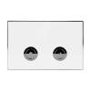 Кнопка смыва Point Венера PN44071WC белый, хром