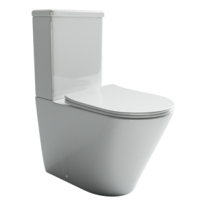 Унитаз-моноблок Ceramica Nova Highlight CN1802 безободковый, сиденье микролифт, белый